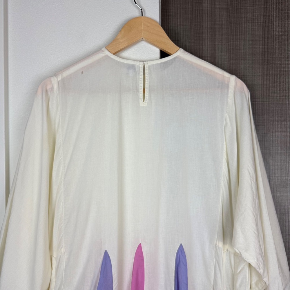 Rhode Resort Ella Mini Dress Pleat Rainbow Color Block Size XS - Picture 11 of 15